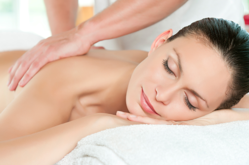 Professional massage therapy session